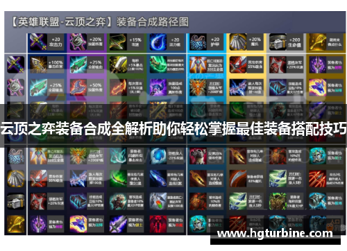 云顶之弈装备合成全解析助你轻松掌握最佳装备搭配技巧